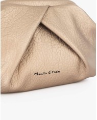 MANILA GRACE BORSA POUCH GEOMETRICA CON PIEGHE
