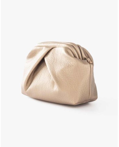 MANILA GRACE BORSA POUCH GEOMETRICA CON PIEGHE