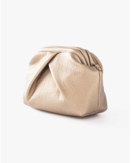MANILA GRACE BORSA POUCH GEOMETRICA CON PIEGHE