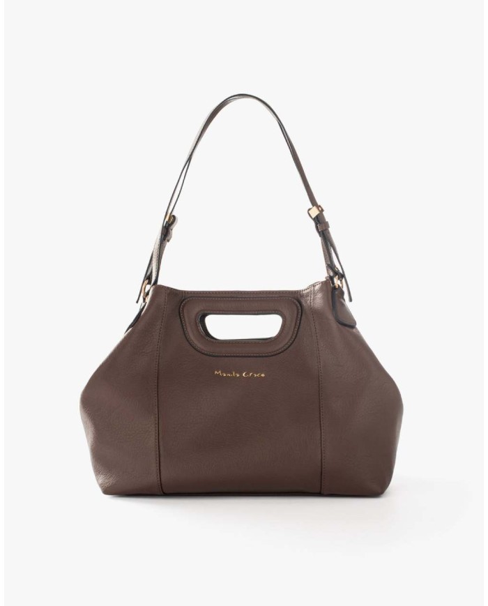 MANILA GRACE BORSA A MANO CON MANICO INTAGLIATO