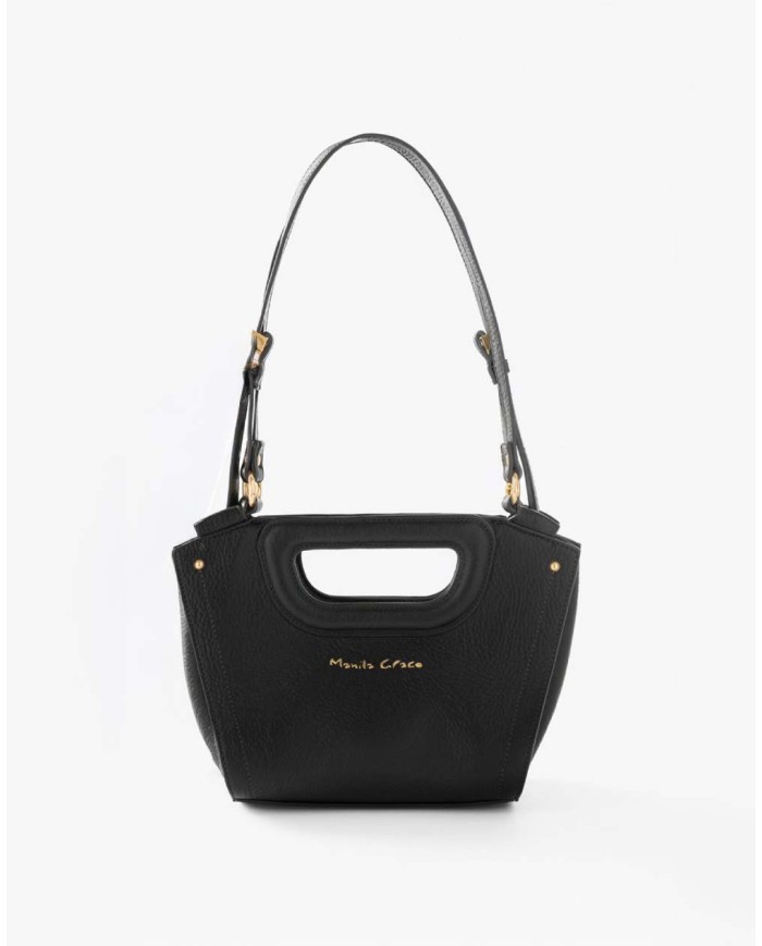 MANILA GRACE MINI BORSA A MANO CON MANICO INTAGLIATO