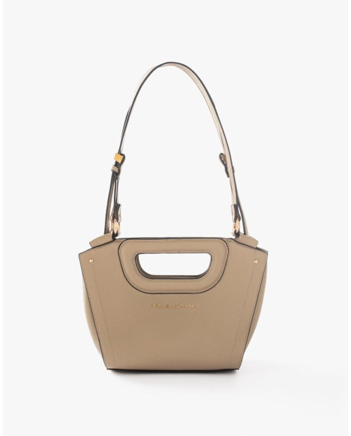 MANILA GRACE MINI BORSA A MANO CON MANICO INTAGLIATO