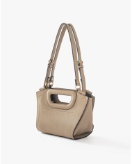 MANILA GRACE MINI BORSA A MANO CON MANICO INTAGLIATO