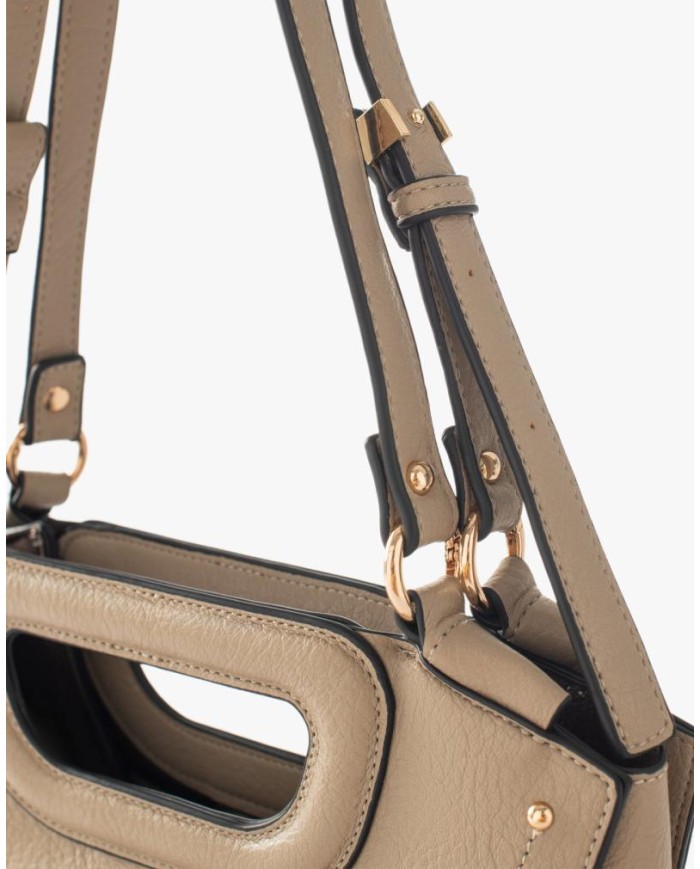 MANILA GRACE MINI BORSA A MANO CON MANICO INTAGLIATO