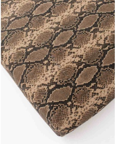 MANILA GRACE BORSA TOTE STAMPA PITONE CON CATENA