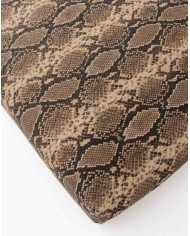 MANILA GRACE BORSA TOTE STAMPA PITONE CON CATENA
