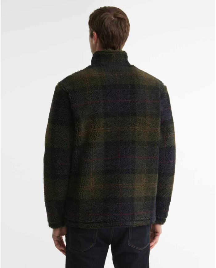 BARBOUR PILE SHERPA CON MOTIVO TARTAN