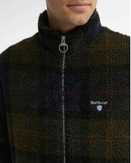 BARBOUR PILE SHERPA CON MOTIVO TARTAN