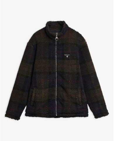 BARBOUR PILE SHERPA CON MOTIVO TARTAN