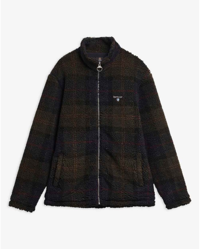 BARBOUR PILE SHERPA CON MOTIVO TARTAN