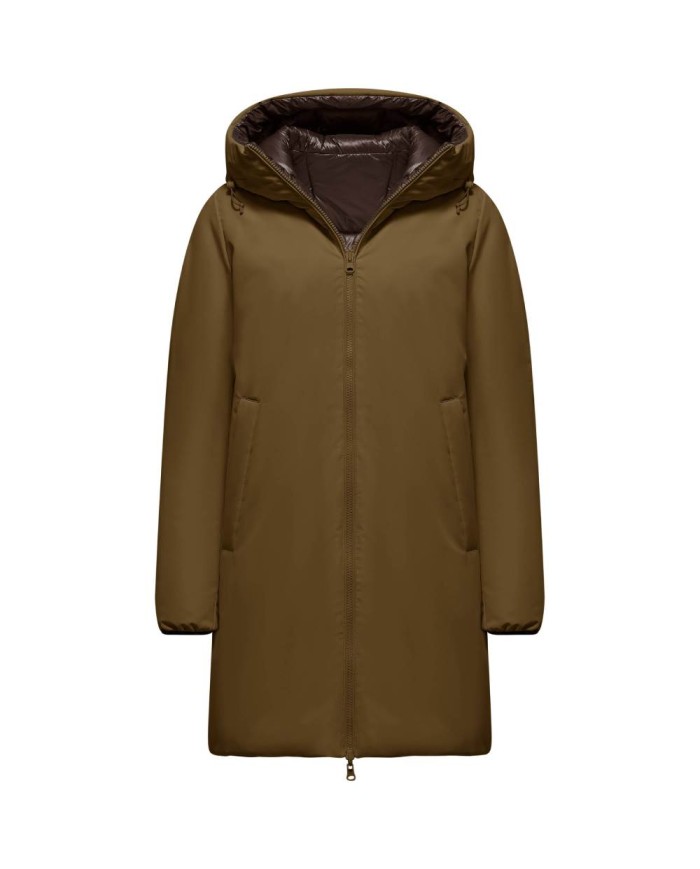 INVICTA PIUMINO LUNGO REVERSIBILE CON CAPPUCCIO