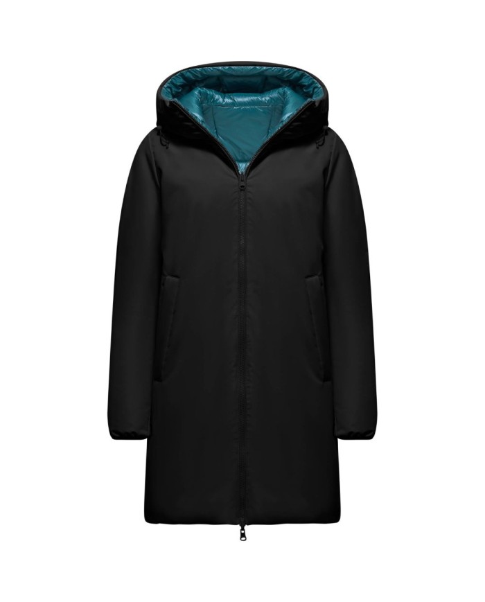 INVICTA PIUMINO LUNGO REVERSIBILE CON CAPPUCCIO