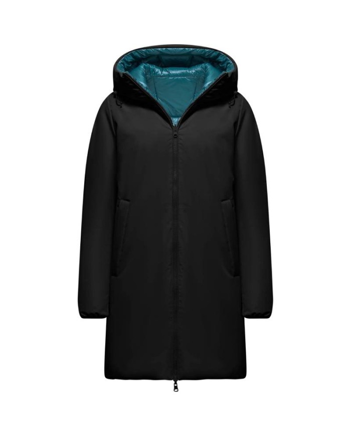 INVICTA PIUMINO LUNGO REVERSIBILE CON CAPPUCCIO