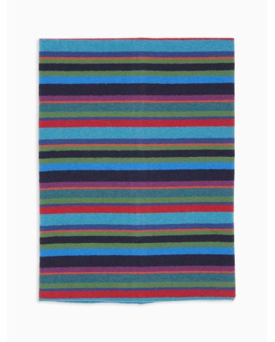 GALLO SCALDACOLLO IN PILE RIGHE MULTICOLOR