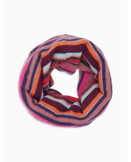 GALLO SCALDACOLLO IN PILE RIGHE MULTICOLOR