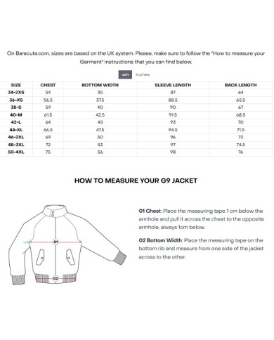 BARACUTA JACKET G9 IN COTONE CERATO