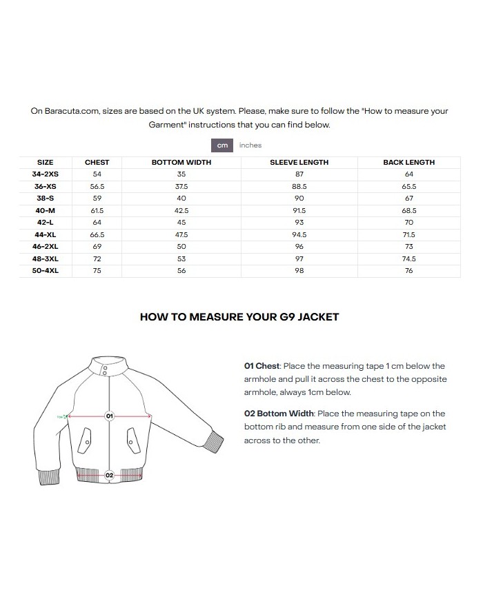 BARACUTA JACKET G9 IN COTONE CERATO