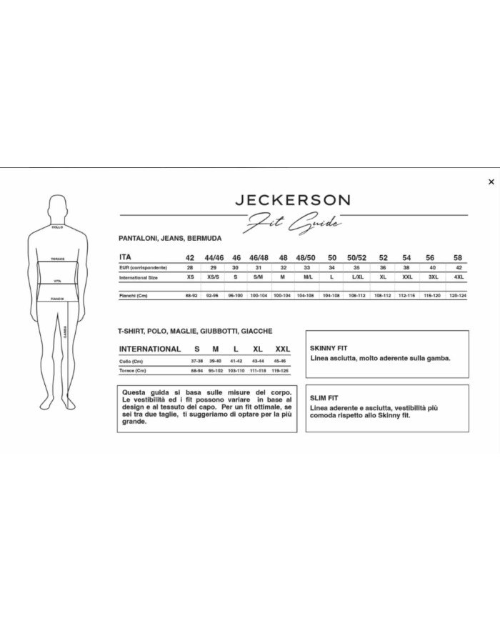 JECKERSON JEANS JORDAN 5 TASCHE SLIM FIT