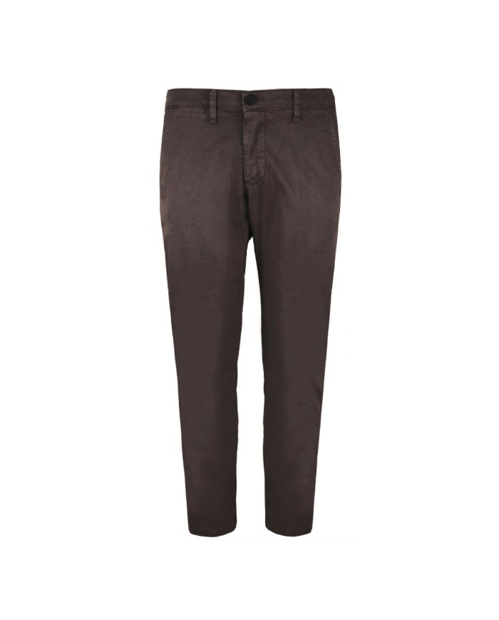 DESIGNERS PANTALONI IN TWILL TASCA AMERICA SLIM FIT