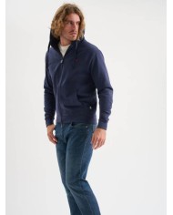 JAGGY FELPA ZIP CON CAPPUCCIO