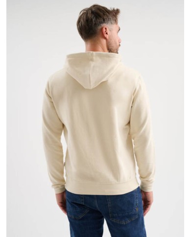 JAGGY FELPA ZIP CON CAPPUCCIO