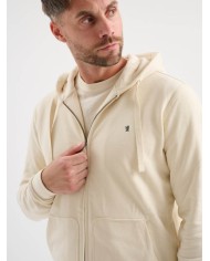JAGGY FELPA ZIP CON CAPPUCCIO