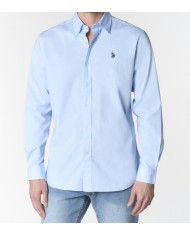 U.S. POLO ASSN. CAMICIA REGULAR FIT BUTTON DOWN IN COTONE STRETCH