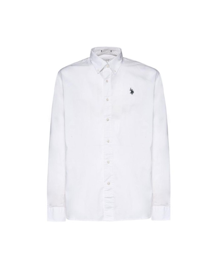U.S. POLO ASSN. CAMICIA REGULAR FIT BUTTON DOWN IN COTONE STRETCH