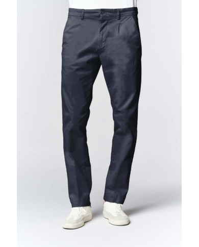 U.S. POLO ASSN. PANTALONE CHINO CON PINCES IN COTONE STRETCH
