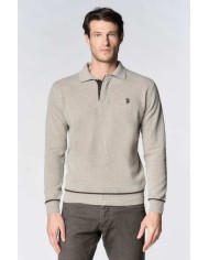 U.S. POLO ASSN. POLO SHIRT IN MAGLIA DI LANA MERINO