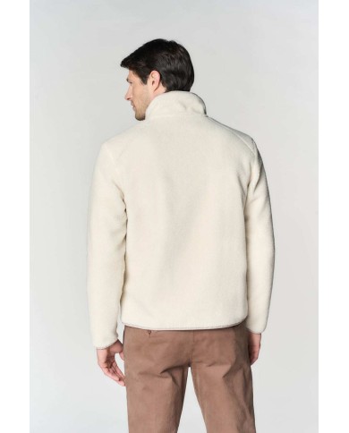 U.S. POLO ASSN. GIACCA SHERPA A COLLO ALTO CON CHIUSURA FULL ZIP