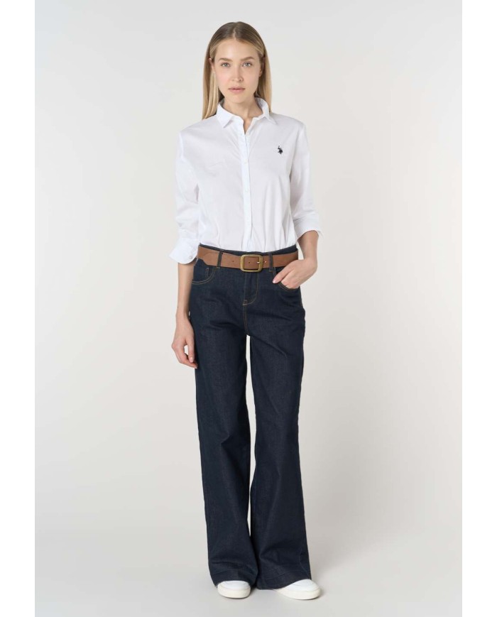 U.S. POLO ASSN. CAMICIA SLIM FIT CON RICAMO