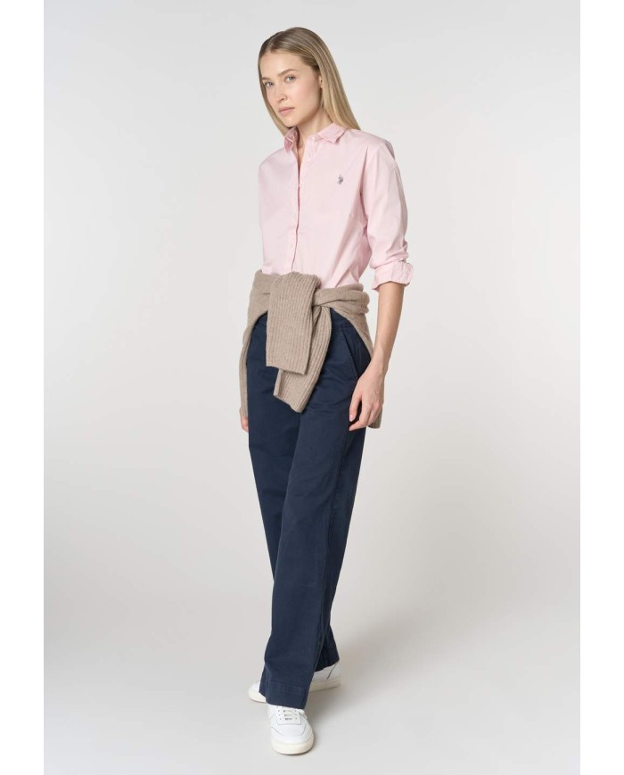 U.S. POLO ASSN. CAMICIA SLIM FIT CON RICAMO