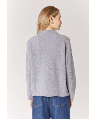 U.S. POLO ASSN. MAGLIA A COLLO ALTO IN MISTO LANA E CASHMERE