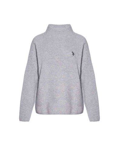 U.S. POLO ASSN. MAGLIA A COLLO ALTO IN MISTO LANA E CASHMERE
